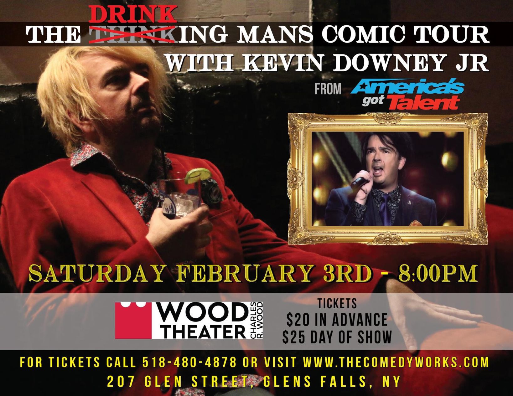 The Comedy Works at The Wood Series Presents: Kevin Downey Jr.